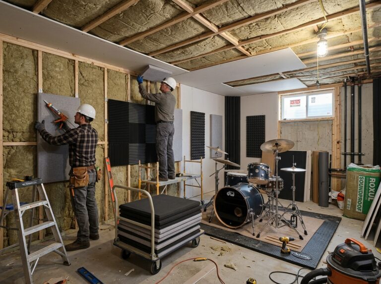 build soundproof drum room