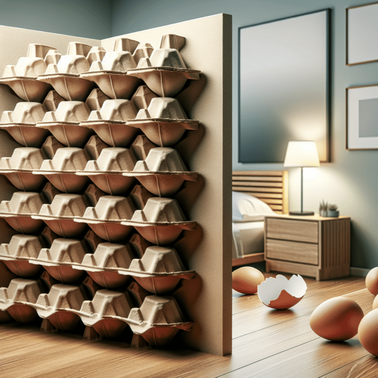 Using Egg Cartons for DIY Soundproofing