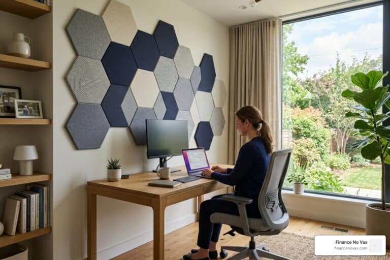 decorative noise cancelling wall panels