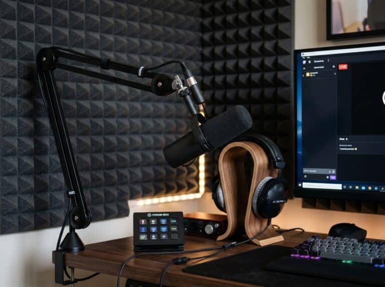 acoustic foam for streaming