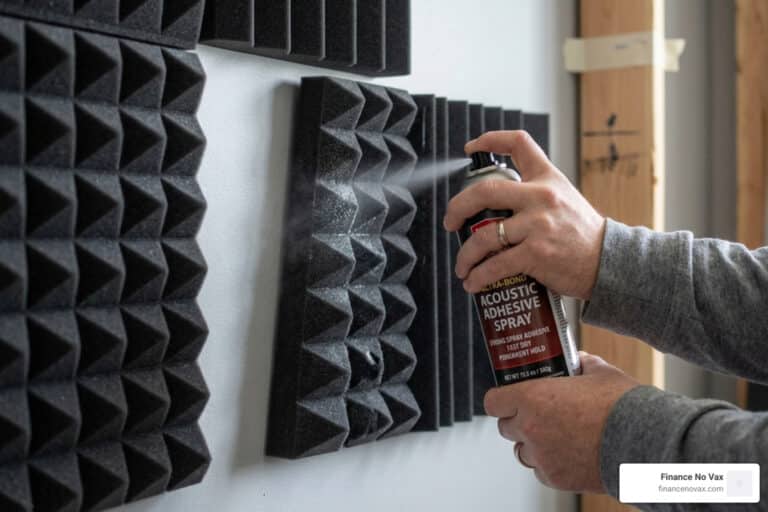 acoustic foam tile adhesive