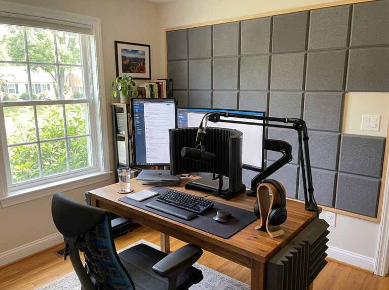 soundproofing home office desk