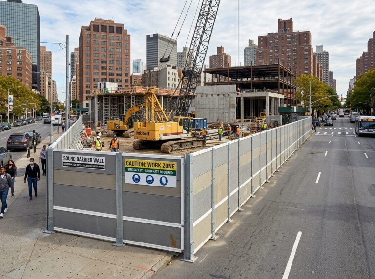 temporary sound barrier walls
