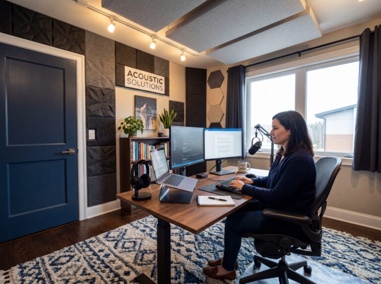 soundproof home office setup