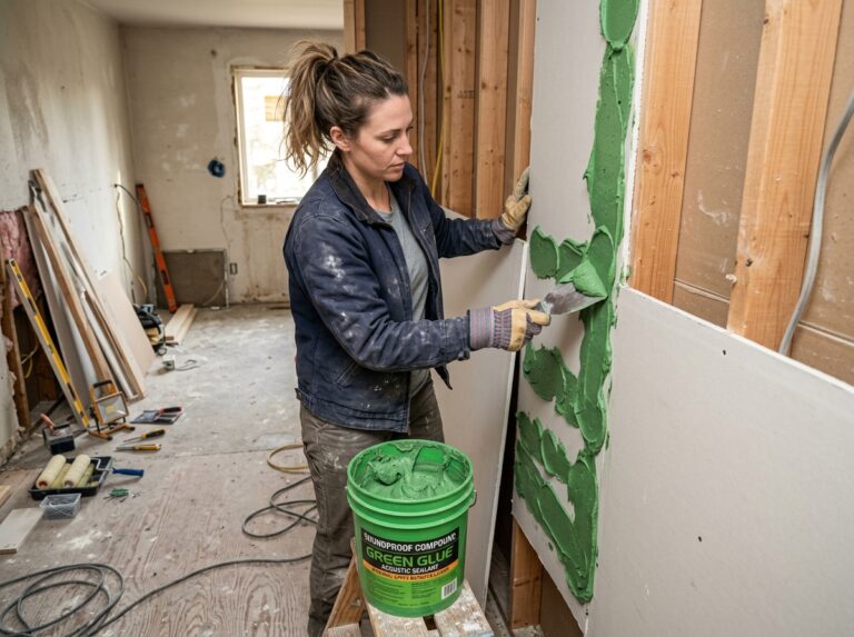 green glue apartment soundproof