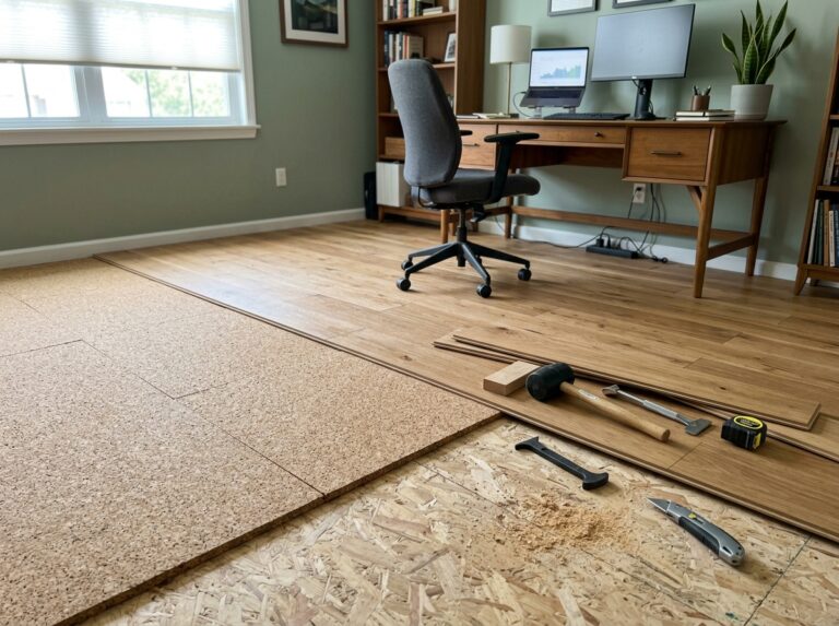 soundproof floor home office