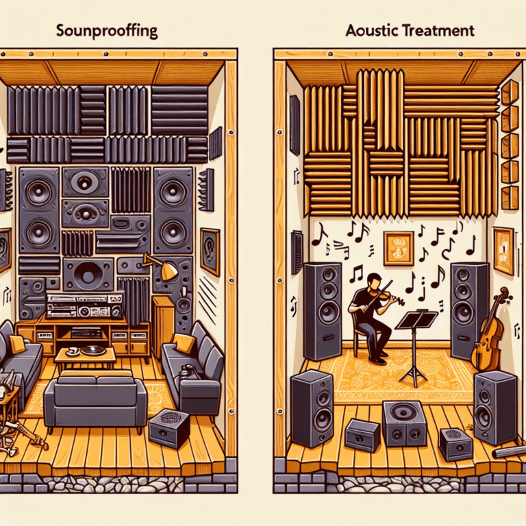 Comparing Soundproofing and Acoustic Treatment
